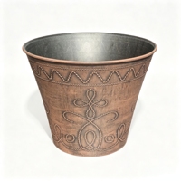 Pot Bunga Antik Vintage Retro Bermotif Bunga untuk Taman Luar Ruangan, Meja, dan Dalam Ruangan