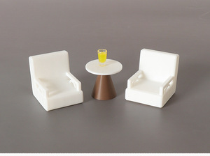 Meubles miniatures pour maison de poupée, chaises, canapés, tabourets, décorations de scène miniature - Product Image 2