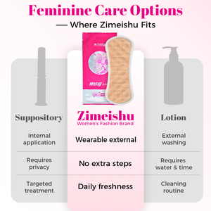Zimeishu Protège-slip à base <span class=keywords><strong>de</strong></span> 38 herbes et d'ions d'argent pour la santé vaginale, hygiène féminine, soins menstruels et post-partum, équilibre du pH - Product Image 3