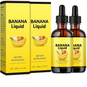 Grosir Label pribadi alami organik pisang cairan tetes 60ml penurunan berat badan meningkatkan energi pisang tetes ekstrak buah - Product Image 1