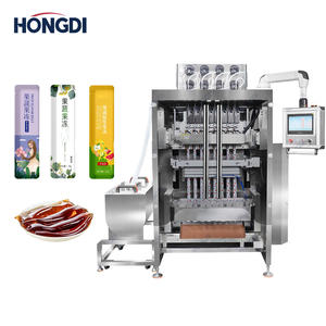 Automatic multi-channel liquid <b>tomato</b> sauce, jam and honey filling and packaging machine - Product Image 1