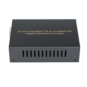Gigabit SFP thu phát quang 10/100/1000M 1 SFP sợi khe cắm 1 RJ45 <span class=keywords><strong>Ethernet</strong></span> phương tiện truyền thông chuyển đổi - Product Image 3