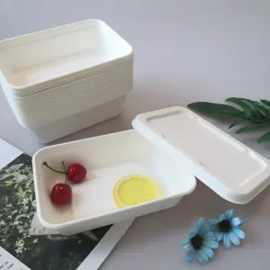可生物降解直接食品定制包装一次性纸质食品盒小型环保外卖盒纸质包装盒