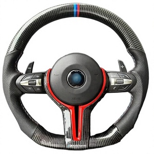 Volant de voiture personnalisé en cuir pleine fleur pour BMW F10 F30 F31 M3 M5 2011, accessoire automobile - Product Image 4