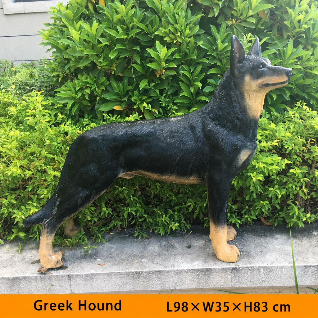 CSSMQ-014| 98x35x83cm Chien de chasse grec
