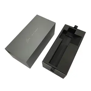 맞춤형 헤어 스틱 포장 선물 상자 평면 철 포장 상자 인쇄 가능 로고 미스터리 박스 EVA 폼 전자 제품