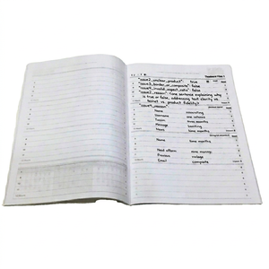 High Quality Business White Wide Ruled Spiral Binding <b>A5</b> Printed <b>Notebooks</b> 80 Sheets Custom Logo Wholesale - Product Image 1