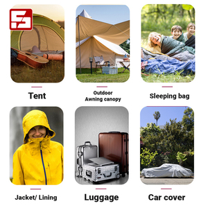 Venta caliente poliester pongee tela pongee forro tela utilizada para gabardina, chaqueta, chaqueta acolchada - Product Image 4