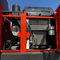 حفارة دوسان DX225LC 9C مستعملة متوفرة في المخزون بنظام هيدروليكي كاواساكي وساعات عمل منخفضة للبنية التحتية البلدية