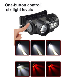 TAIKOO Nouvelle lampe frontale légère, étanche, rechargeable par USB, portable, LED lumineuse, forte luminosité, pour le camping, la randonnée, le travail - Product Image 1
