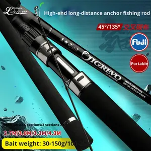 Canne à pêche en fibre de carbone XXH automatique de 2,7 m, 3 m, 3,3 m, 4,2 m pour la pêche au poisson-queue et au <span class=keywords><strong>morue</strong></span> en <span class=keywords><strong>bateau</strong></span> - Product Image 3