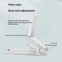 Support pliable multifonctionnel pour ordinateur portable et tablette, support portable réglable pour les voyages et les cours en ligne