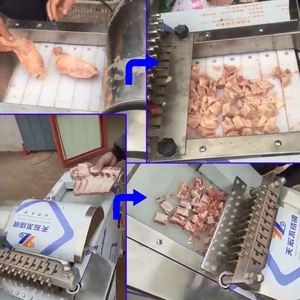 Máquina cortadora de carne eléctrica Máquina cortadora de pechuga de pollo automática - Product Image 5