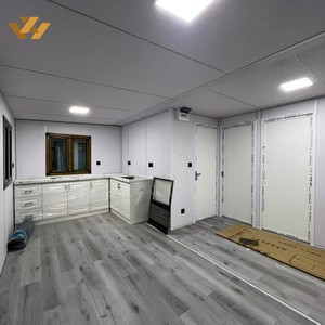 Conteneur pliable et extensible de 20, 30 et 40 pieds, direct usine, en panneaux sandwich préfabriqués, pour bureaux, résidences et bâtiments temporaires habitables - Product Image 3