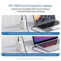 100W USBC vers USBC avec HDTV LED affichage numérique USB C téléphone synchronisation des données charge rapide câble de chargeur Android pour mobile et table