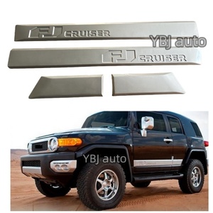 YBJ, accesorios para coche, tiras de moldura de puerta lateral <span class=keywords><strong>gris</strong></span> SUV para <span class=keywords><strong>FJ</strong></span> <span class=keywords><strong>CRUISER</strong></span> 2007-2021, decoración 2024, moldura anticolisión para puerta - Product Image 1