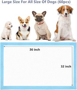 Vente en gros usine de tapis d'apprentissage pour animaux de compagnie, haute absorption, désodorisants et antidérapants avec autocollants de maintien pour tapis de propreté pour chiots - Product Image 3