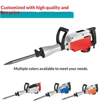Marteau perforateur multifonction robuste 65, outil électrique portatif de qualité industrielle 220V/110V 18,5kg pour démolition murale