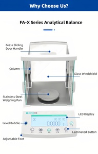 FA loạt 5000g <span class=keywords><strong>0.0001g</strong></span> phòng thí nghiệm phân tích cân bằng 0.1mg chính xác phòng thí nghiệm cân bằng - Product Image 4