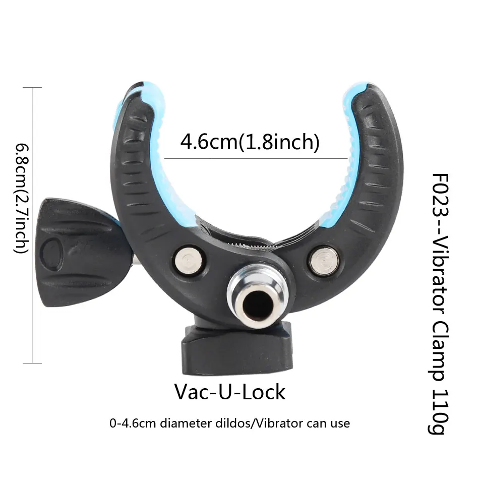 Clip negro y azul