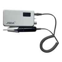 Machine à ongles professionnelle portable haute vitesse 30000 tr/min, outil rechargeable de forme conique en plastique