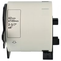 Étiquettes thermiques compatibles Brother DK 11202/1202, revêtement supérieur, 62x100mm, 300 étiquettes/rouleau, autocollants d'étiquettes thermiques directes