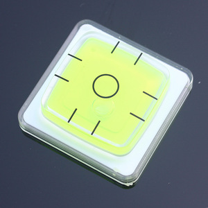 Nivel de burbuja cuadrado de acrílico verde 45x45x12mm para medición de nivelación de vehículos - Product Image 1