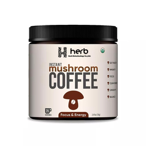 กาแฟเห็ดออร์แกนิกสำเร็จรูป OEM/ODM แบรนด์ส่วนตัว กาแฟเสริมสมองชนิดผง - Product Image 1