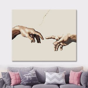 Vente en gros DIY <span class=keywords><strong>Peinture</strong></span> <span class=keywords><strong>par</strong></span> Numéros Creative Fingertip Touch Artwork Custom Paint by Number Kits Adultes - Product Image 2