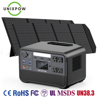 Générateur solaire portable pour le camping 350W 700W 1.2Kw 2.4Kw 3Kw, station d'alimentation avec contrôleur MPPT, batterie LiFePO4