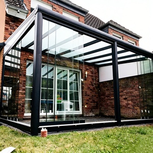 Veranda <span class=keywords><strong>in</strong></span> <span class=keywords><strong>Vetro</strong></span> Europea per Tutte le Stagioni, Tettoia per <span class=keywords><strong>Balcone</strong></span>, Veranda <span class=keywords><strong>in</strong></span> Alluminio con Profili per Tetto - Product Image 3