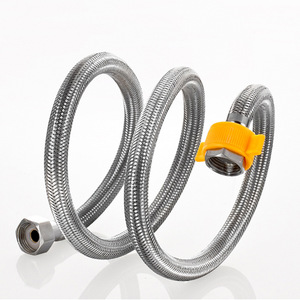 Manguera de entrada trenzada de acero inoxidable de 30 cm a 100 cm, tubería flexible de suministro de agua para calentador de agua de inodoro - Product Image 2
