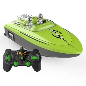 Flytec V222 2.4Ghz hızlı gemi çift su geçirmez koruma 20Km/h yüksek hızlı yarış teknesi rc yat uzaktan kumanda tekne havuz