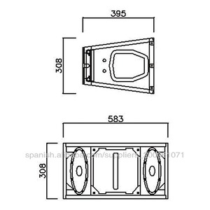 <span class=keywords><strong>Speaker</strong></span> PA 10 inci ganda daya tinggi dengan driver HF 75mm ganda, RMS 600W untuk konser dan instalasi-Q1 - Product Image 4