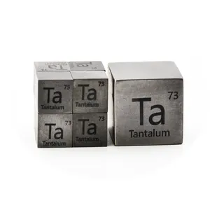 Üst düzey tantal Metal küp 10x10x10mm tantal topaklar Ta 99.95% tantal küpleri kaplama