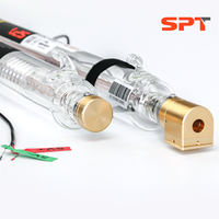 Tubo Láser de CO2 Serie SPT TR de 30w~150w con Módulo Láser de Puntero Rojo para Máquinas de Corte Láser