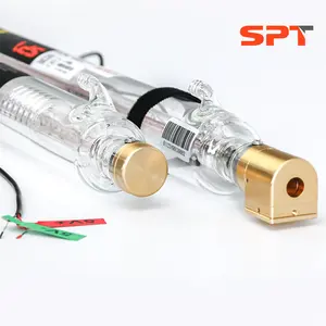 SPT TR serisi CO2 lazer tüp 30w ~ 150w ile kırmızı işaretçi lazer modülü lazer kesim makineleri