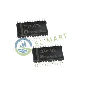 EC Mart Brand HGSEMI Wholesales CD4067BMT/TR CMOS Quad Bilateral Switch