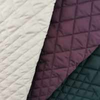 Tela Acolchada Antiestática de Poliéster Pongee 100% con Diseño de Diamantes de Repetición Larga para Forro de Ropa de Mujer - Mercado Chileno