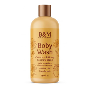 Gel <span class=keywords><strong>de</strong></span> Ducha <span class=keywords><strong>para</strong></span> Bebés Pure Moisture, Marca Personalizada OEM, Lavanda Orgánica <span class=keywords><strong>para</strong></span> Baño Diario, Jabón Líquido <span class=keywords><strong>para</strong></span> Bebés Sin Lágrimas - Product Image 5