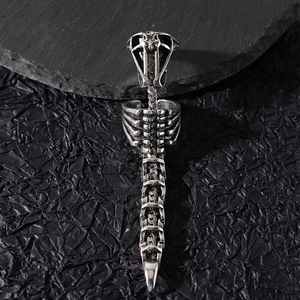 Punk Jewelry Knuckle <strong>Metal</strong> Rock Joint Full <strong>Finger</strong> Rings Vintage Gothic Adjustable Movable Tail Scorpion Ring for Men