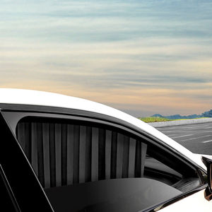 Car Curtain Fabric Sunscreen Insulation Sunshade Magnetic Sunshade Curtain Body <b>Kit</b> Universal For All <b>Models</b> Car Accessories - Product Image 2