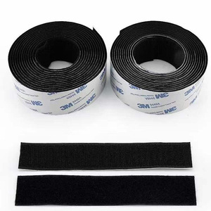 Grosir 100% nilon panas meleleh perekat 3M perekat kembali Velcro <span class=keywords><strong>Hook</strong></span> dan <span class=keywords><strong>Loop</strong></span> Tape untuk Sofa bantal karpet - Product Image 1