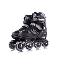 PAPAISON Vente en gros en usine Patins à roulettes en ligne réglables à 4 roues éclairées par LED