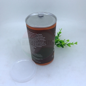 Tổng hợp thực phẩm cấp cà phê bao bì giấy xi lanh lon dễ dàng mở nắp protein bột kẹo thủ công bao bì đường sô cô la - Product Image 4