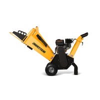 Broyeur de paillis de jardin AUSTTER déchiqueteuse de bois avec moteur à essence Briggs & Stratton / Ducar / Loncin