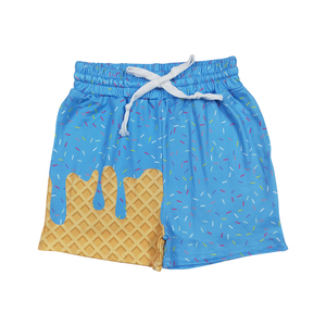Pantalones Cortos de Verano de Alta Calidad para Niños Pequeños, Niños y Niñas, de Poliéster/Algodón, Estilo Boutique, Venta al por Mayor - Product Image 1