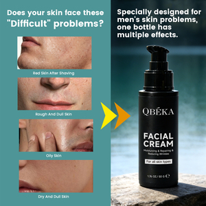 Crème hydratante pour le visage pour hommes, contrôle du sébum, anti-âge, acide hyaluronique, niacinamide, légère, non grasse - Product Image 1