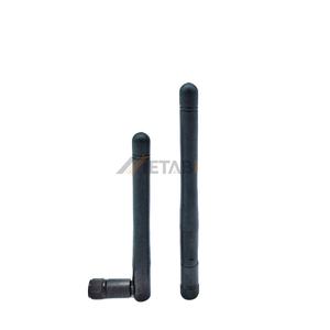 Antena WiFi de Doble Banda 2.4GHz 5.8GHz 5dBi SMA Macho Plegable Inclinable Giratoria de Goma para Router de Largo Alcance y Amplificador de Red - Product Image 1