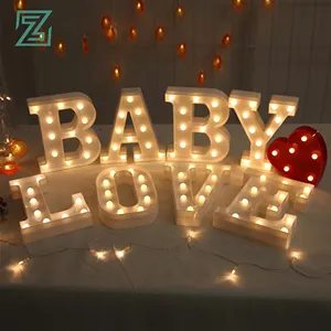 Große große Liebe Licht leuchten Zahlen 4ft letras de fiesta con luz ho Baby Riesen buchstaben oh Baby Zeichen für Kulissen